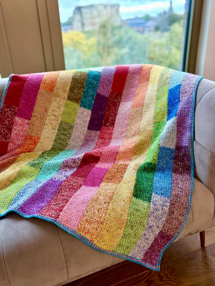 Ravelry: Crocheted Jelly Roll Blanket by Kay F Jones