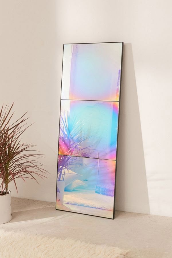 Rainbow Iridescent Headboard | Urban Outfitters