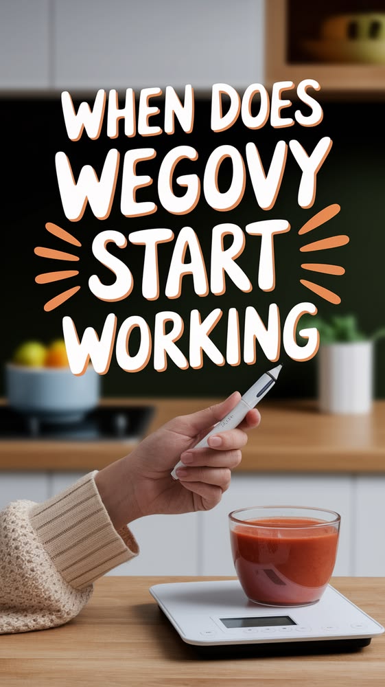 Find out when Wegovy starts helping with weight loss and wha