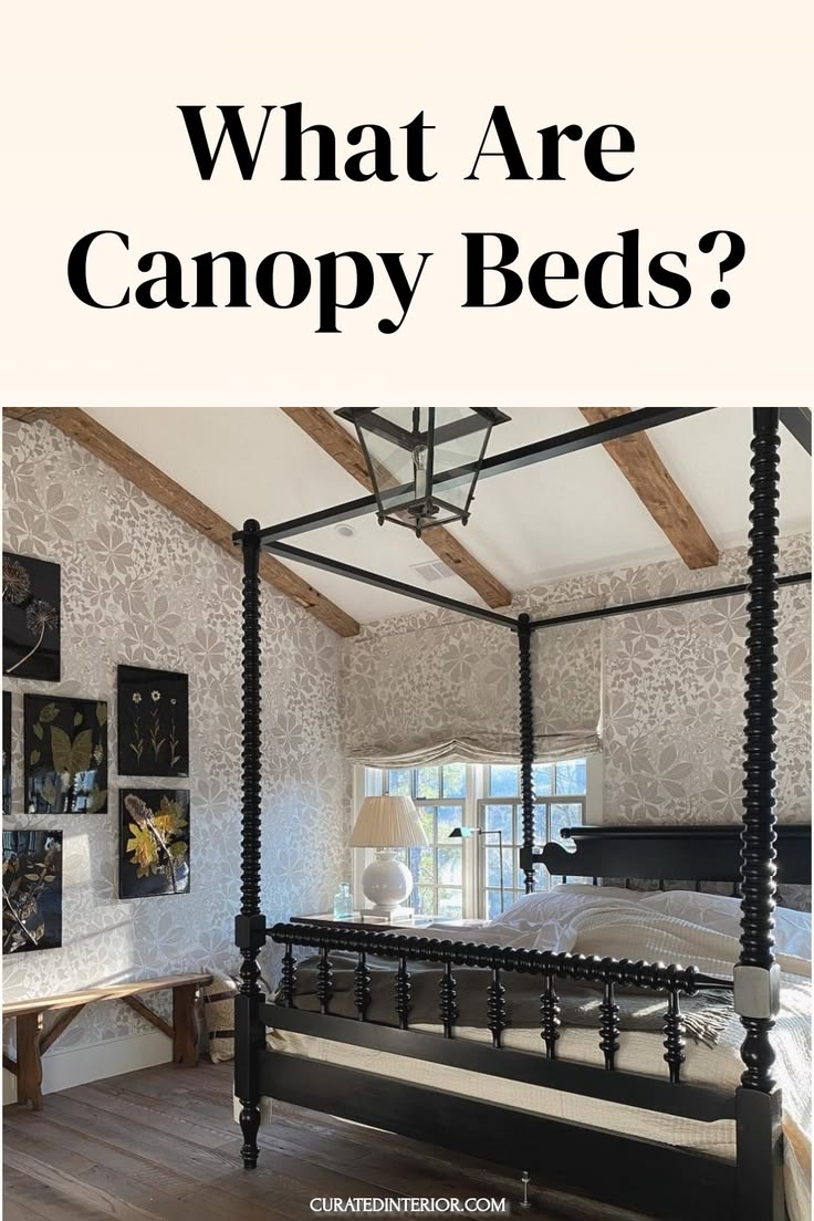 Discover the elegance and charm of canopy beds! 🛏️✨ These lu