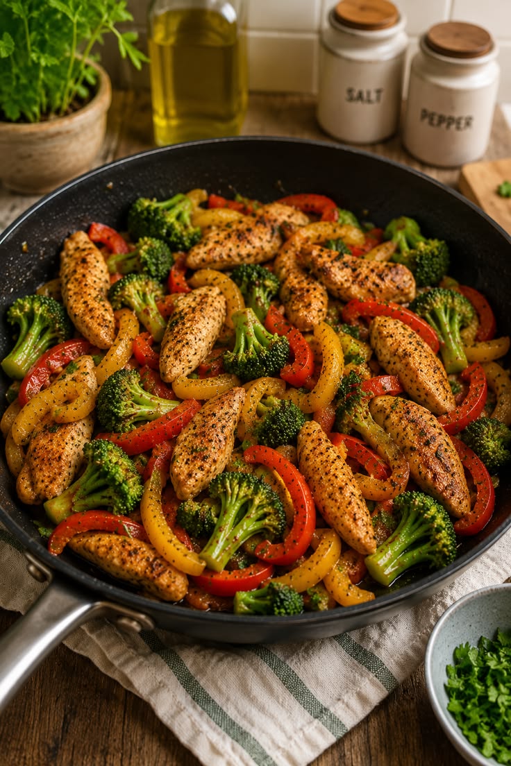 Looking for a quick and healthy dinner? This easy one-pan ch