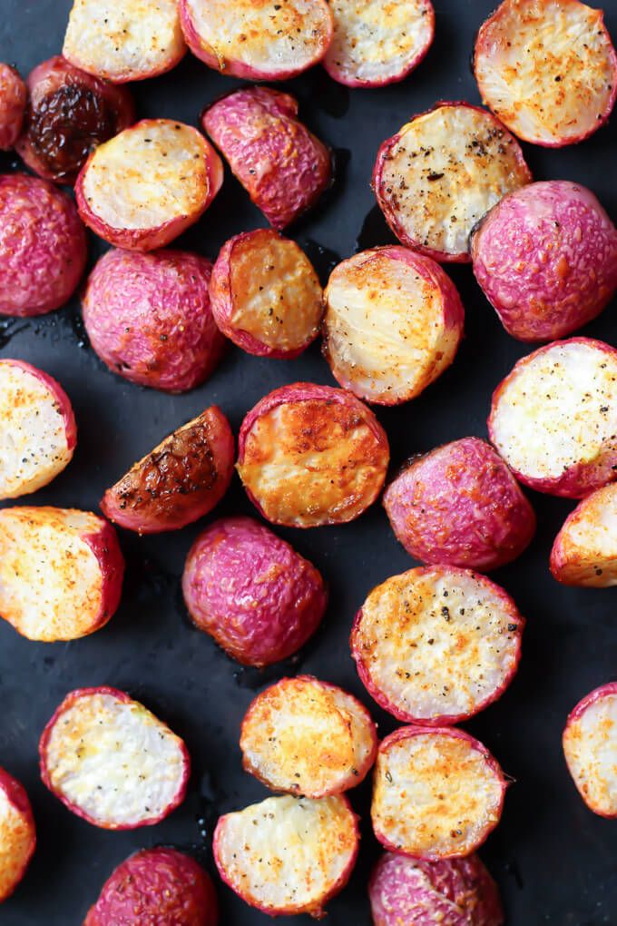 Crispy Roasted Radishes