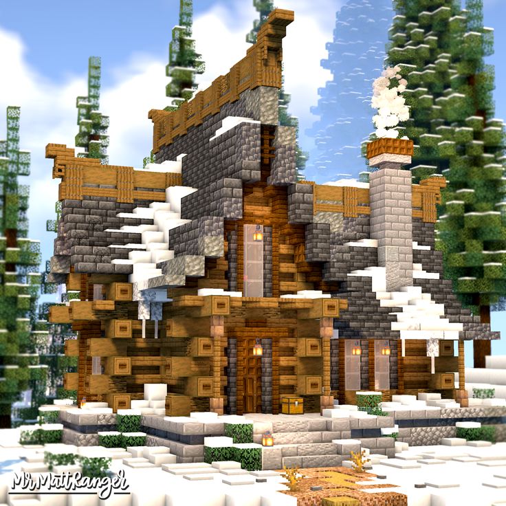 A Cozy Minecraft Log Cabin. You can download this build on m
