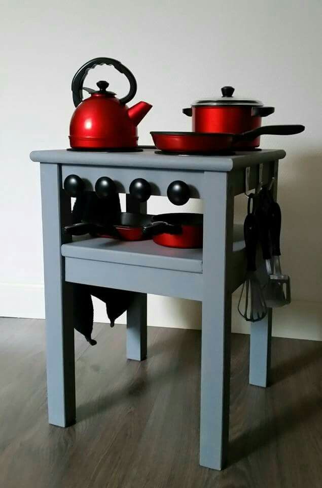 Keukentje van ikea krukje