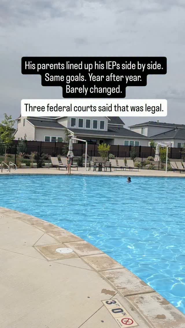 Drew's parents believed his IEP goals carried forward year t
