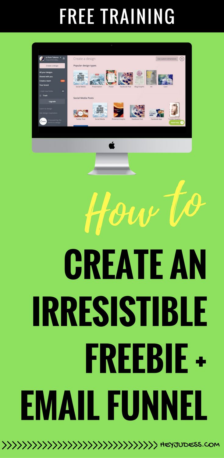 How to create an irresistible lead magnet + email funnel| op