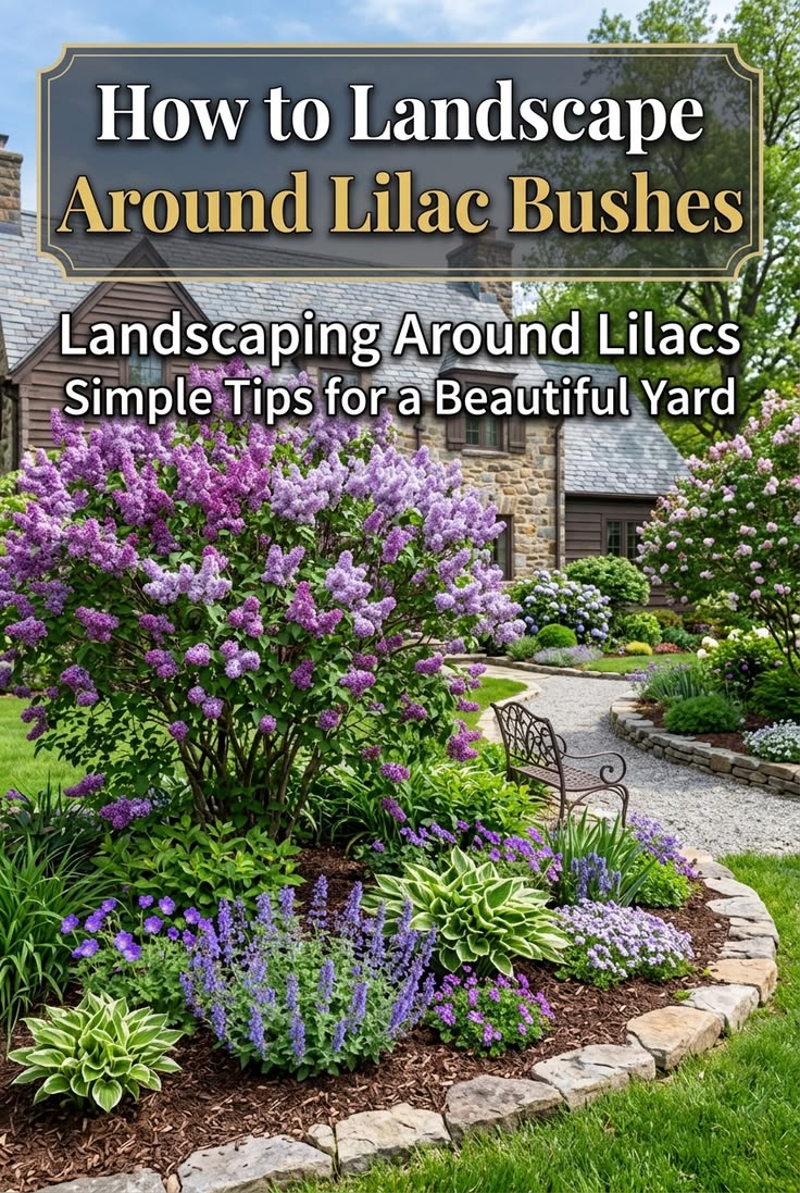 Not sure what to plant or how to landscape around your lilac