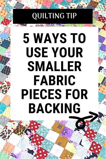 Quilt backing Ideas - The Little Mushroom Cap