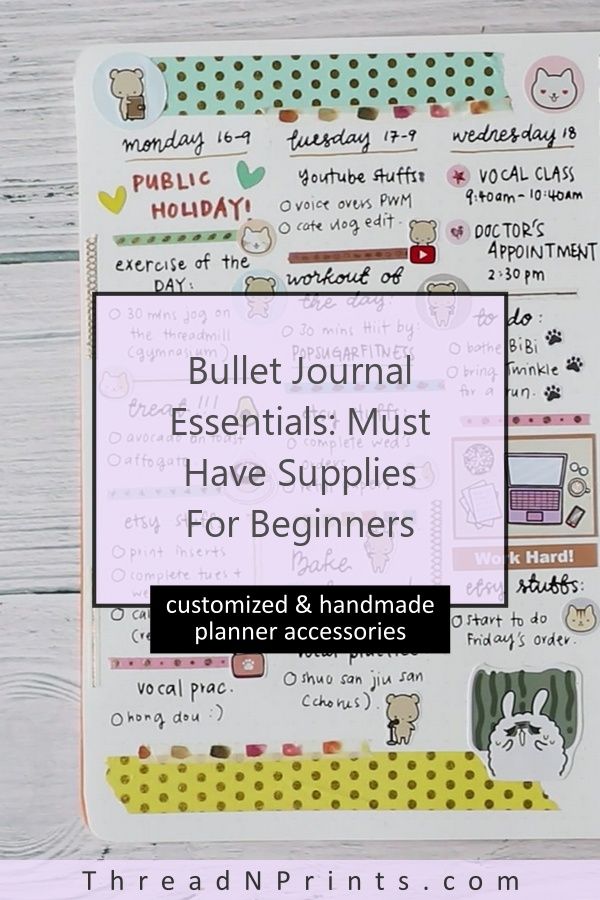 Travel Journal Notebook Pocket #studygram