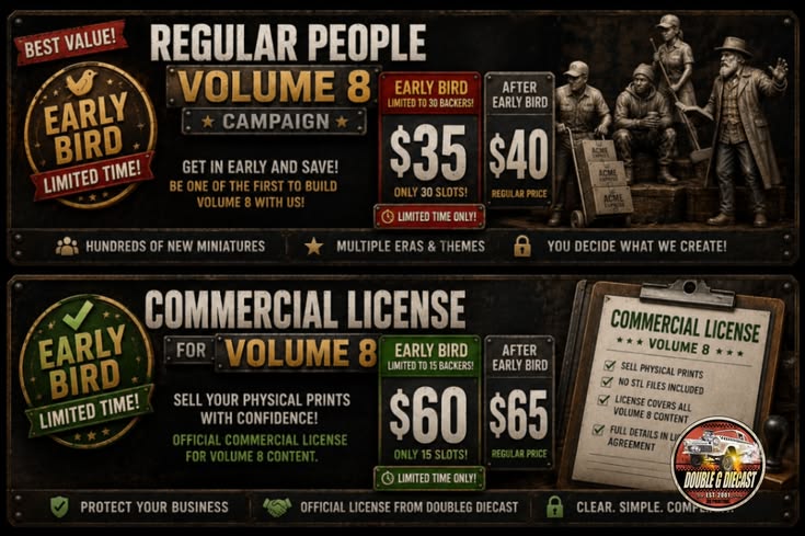 🔥 Limited Early Bird Rewards for Volume 8! Choose the regula