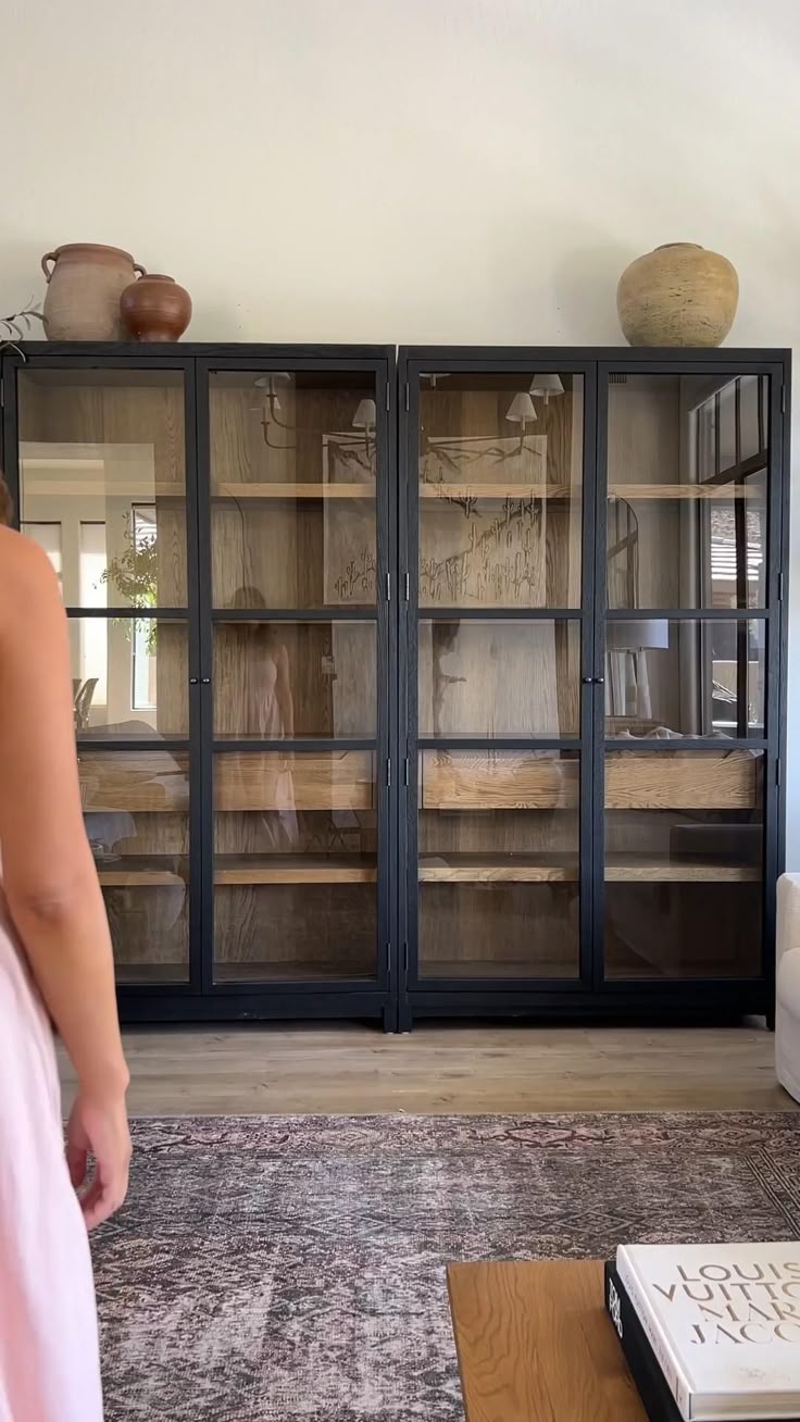 Loving how El Peterson styles her Millie Double Cabinet.