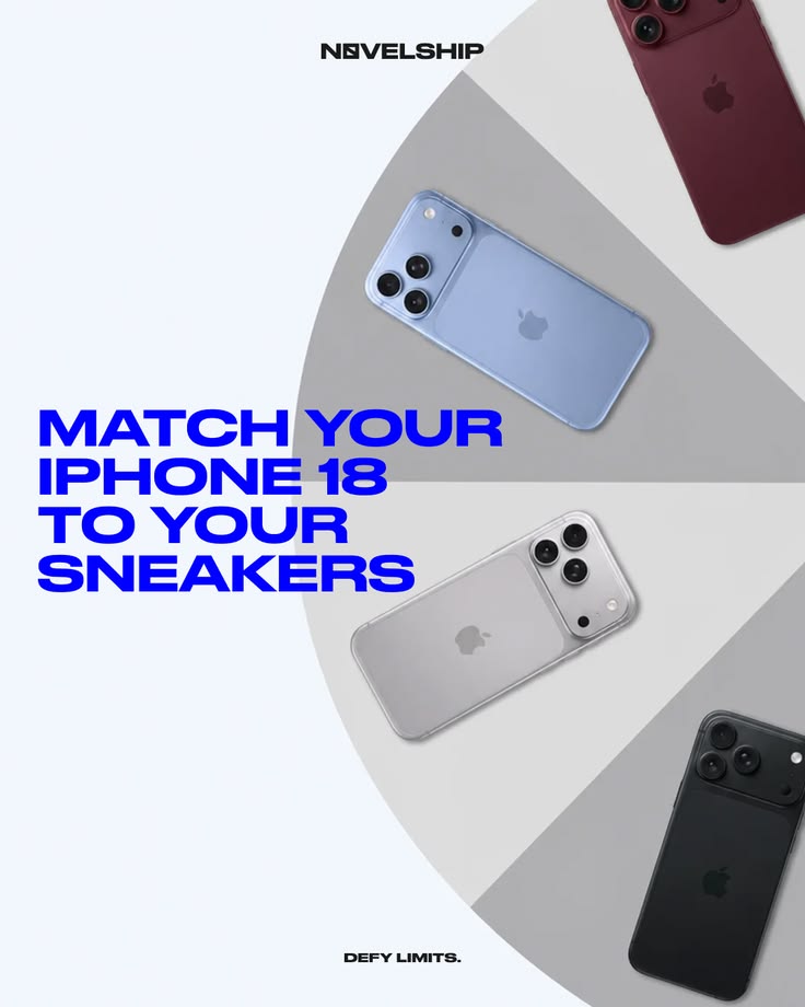 New iPhone, who dis 📱👟 
We matched every iPhone 18 colour to