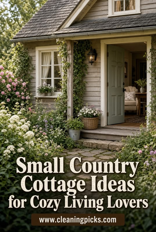 Step inside charming small country cottage designs that blen