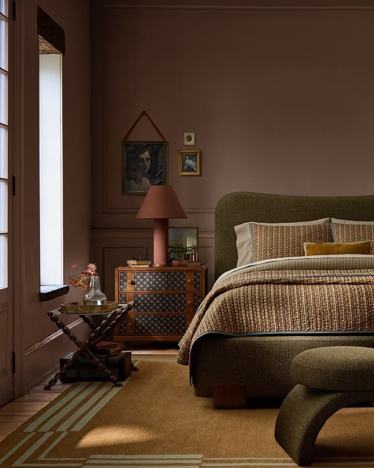 @pierceandward reimagine the modern bedroom through pattern,