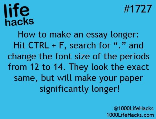 How To Make An Essay Longer #Technology #Trusper #Tip