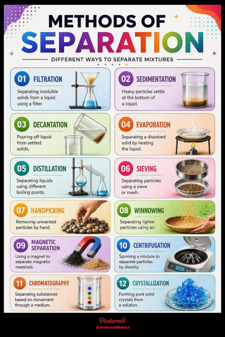Need a quick revision guide for separation of mixtures? This