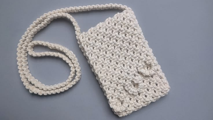 Sacoche de téléphone en macramé à faire soi-même | Tutoriel 