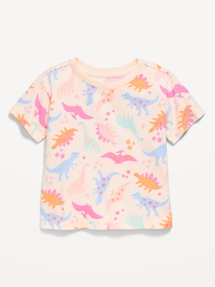Printed Short-Sleeve T-Shirt for Toddler Girls | Old Navy
