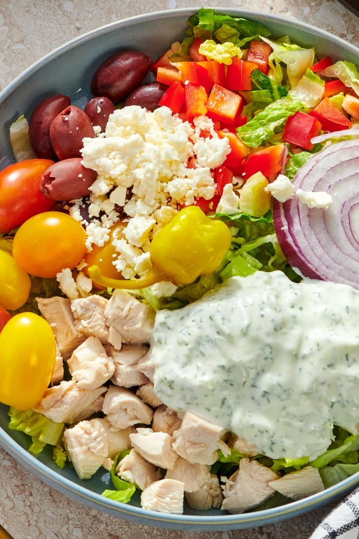 Tzatziki Chicken Bowls