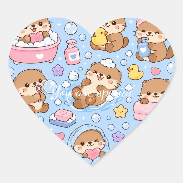 Cute Kawaii Otter Pattern | Cozy Pastel