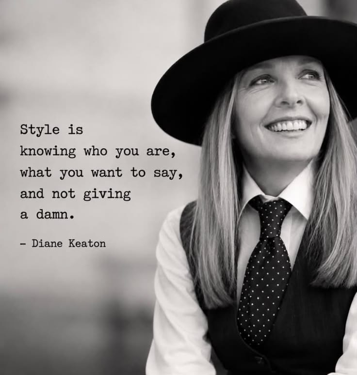 Diane Keaton never simply followed style; she lived it. With