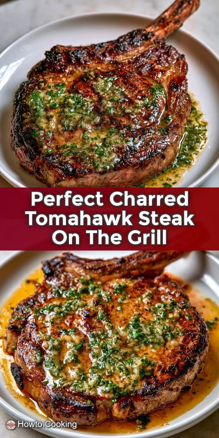 Master the art of the perfect char with this grilled tomahaw