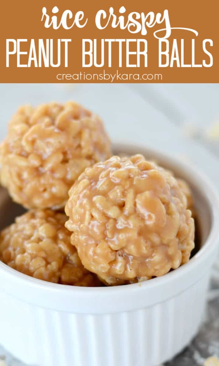 Easy no-bake Crispy Peanut Butter Balls are always a hit. Th
