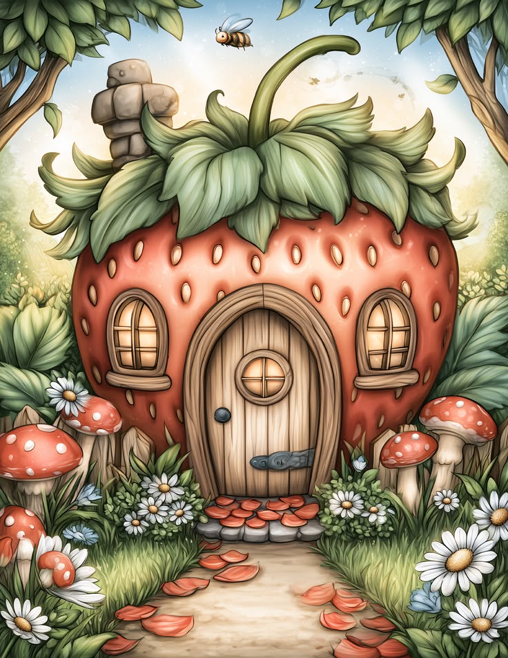 Tucked between the hedgerows lies Berry Hollow, where fairie