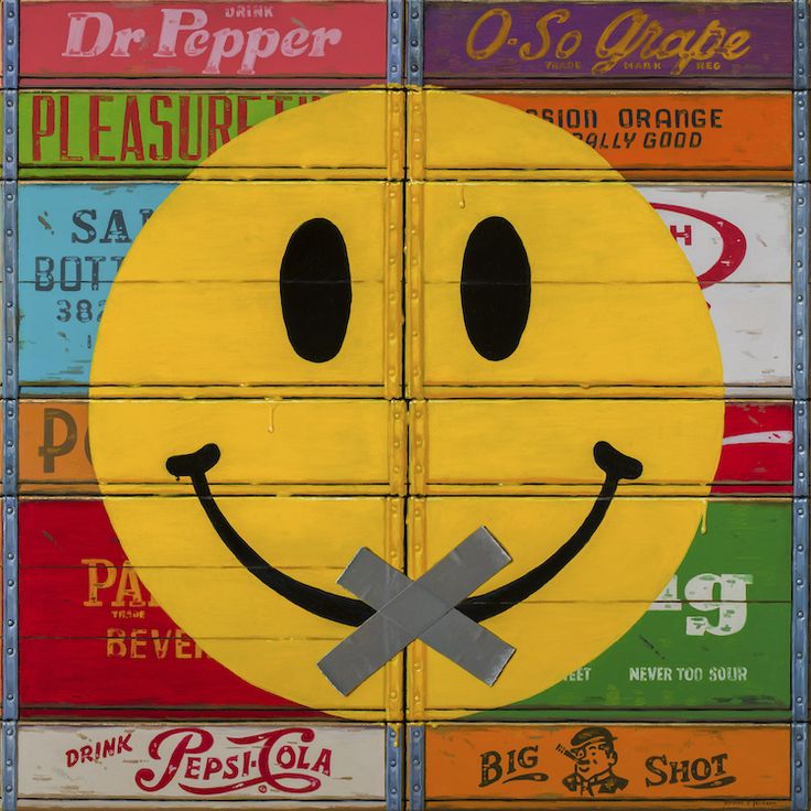 Robert C. Jackson (b.1964), Happiness Not Allowed, 2019, Oil
