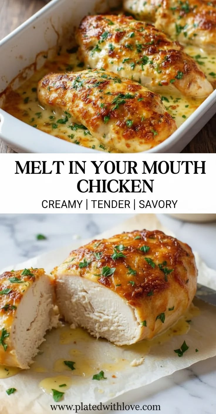 Savor the simplicity of this melt in your mouth chicken, whe