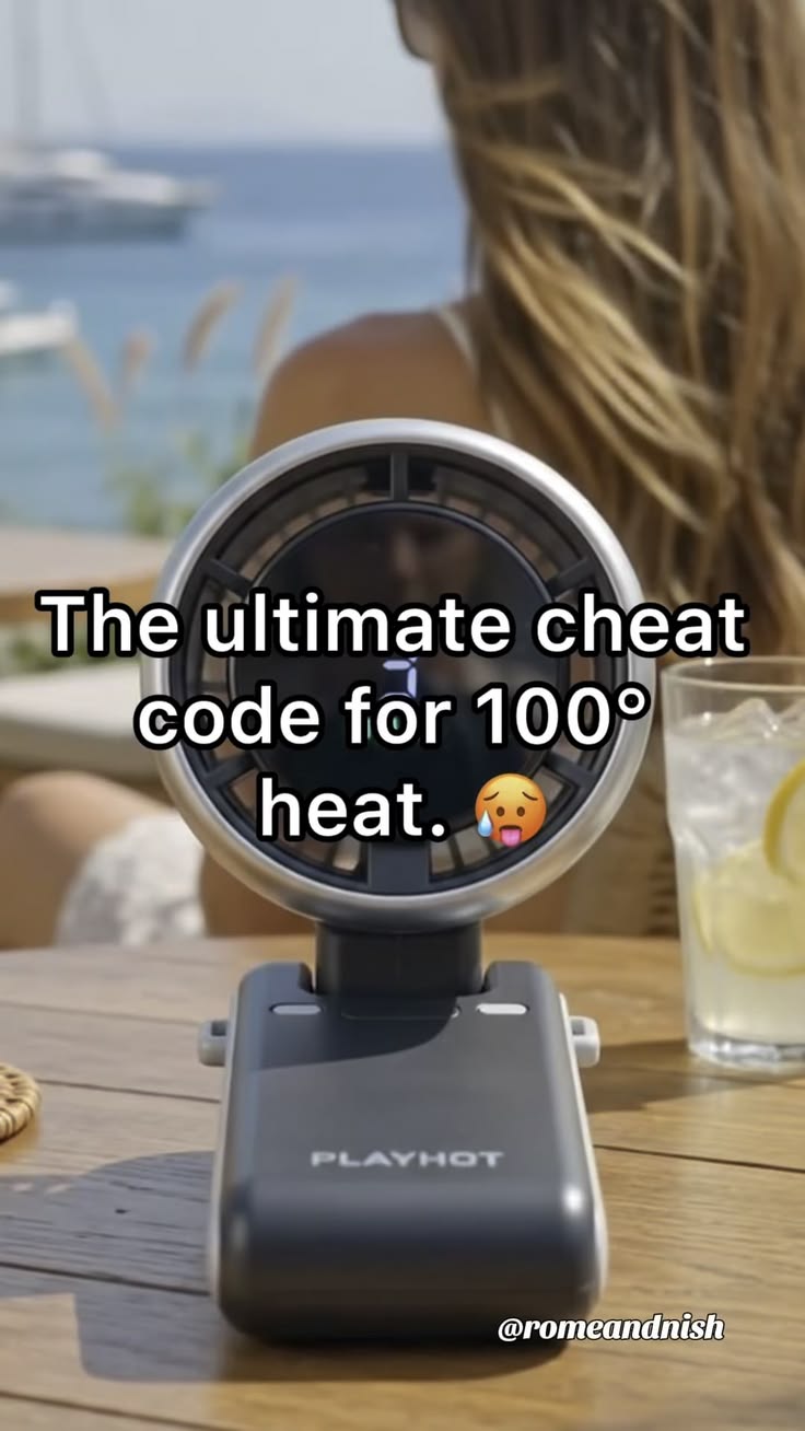 The only way I am surviving this heatwave. 🥵🧊 This mini blad