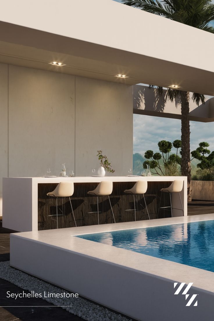Poolside perfection, grounded in limestone.

Seychelles Leat
