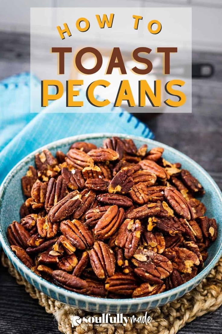 Learn How to Toast Pecans in the oven, on the stovetop, or i