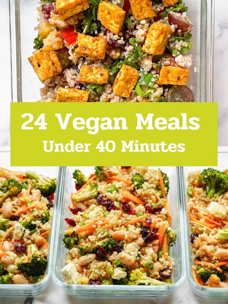 Vegan meal prep, or any meal prep at all, really, can start 