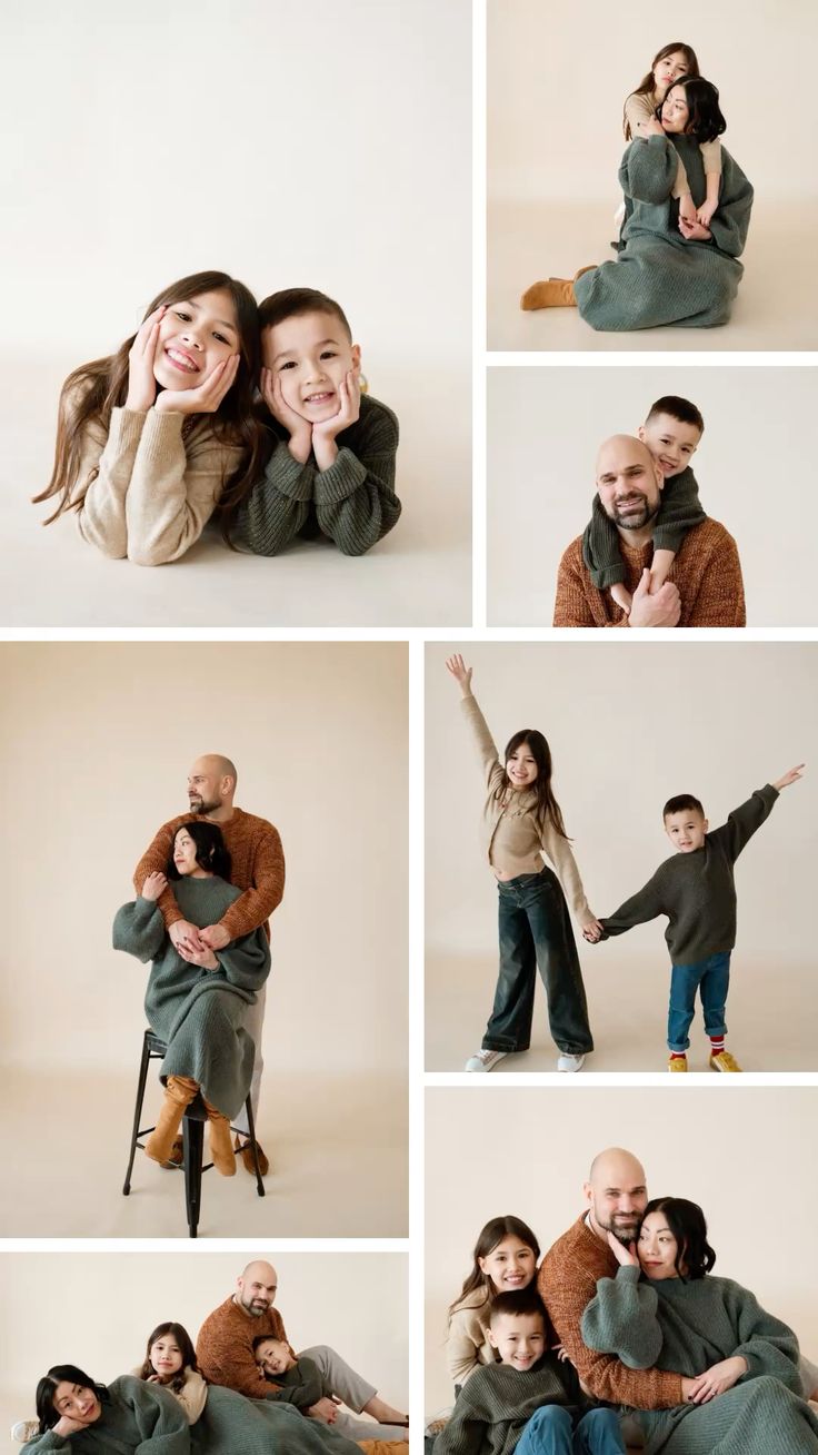 Family photoshoot at Bridgeview Studios in Green Bay, WI.