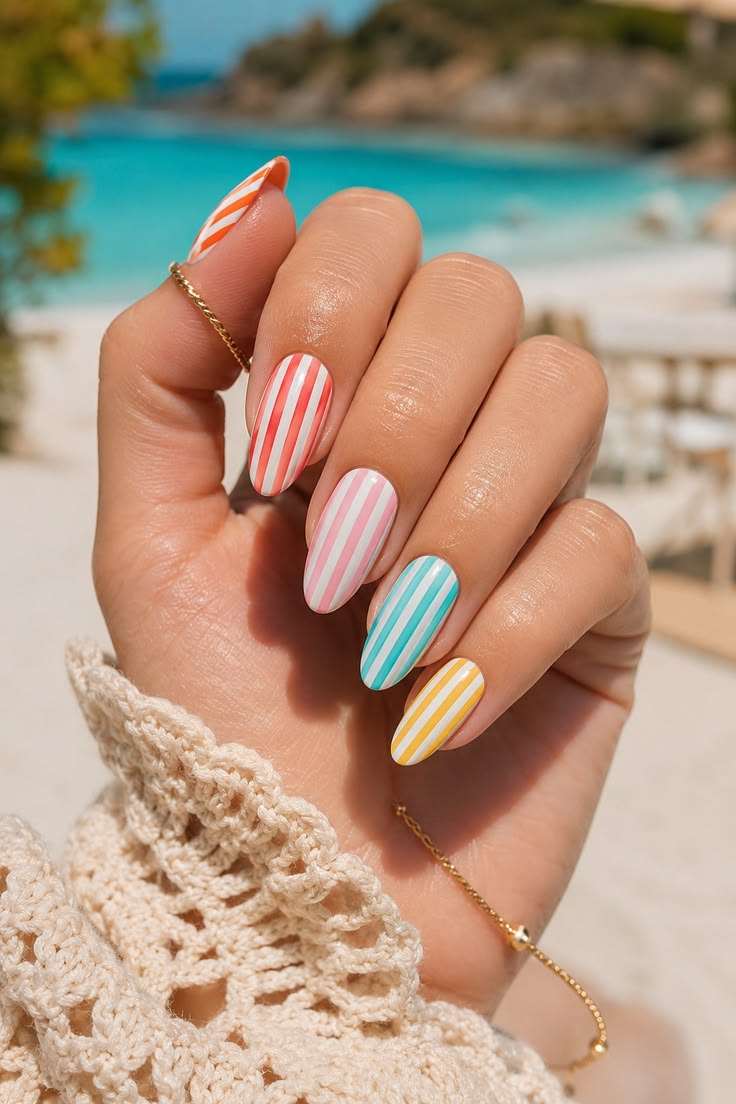 Bright, glossy, and made for sunny outfit saves. Pin these s