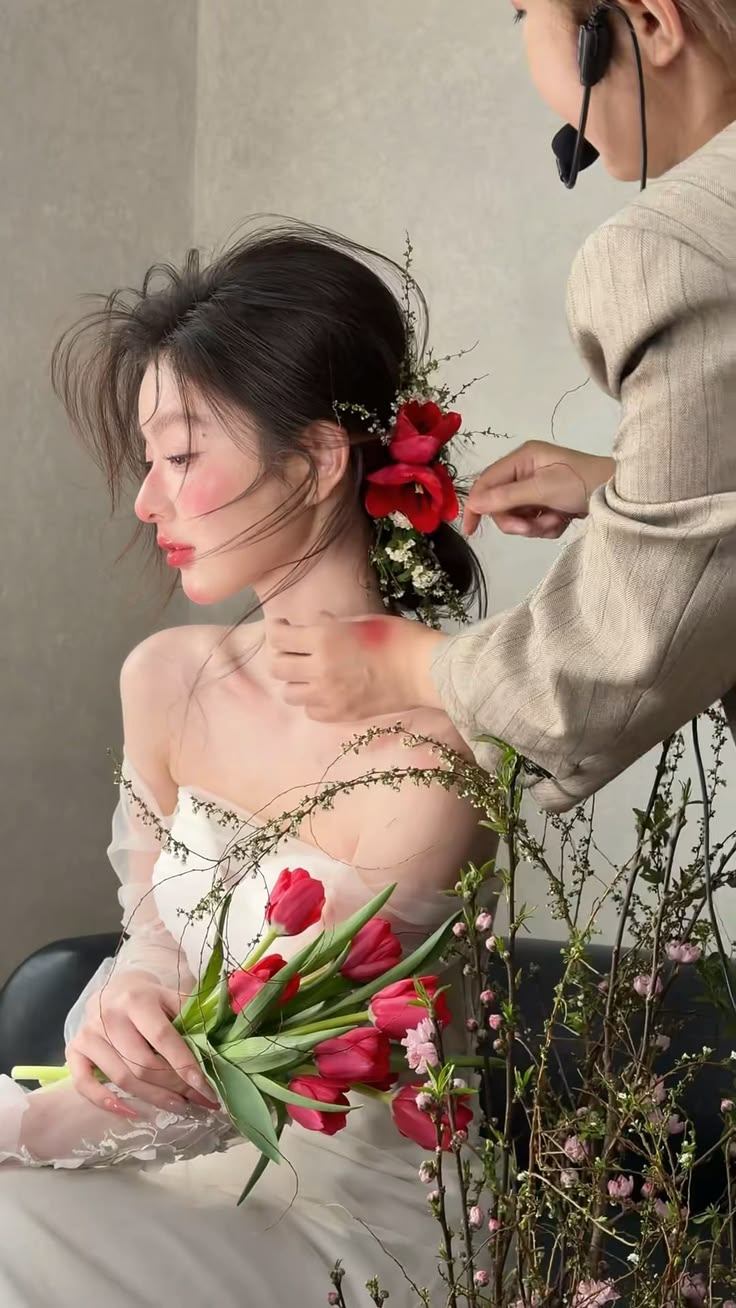 wedding hair flowers