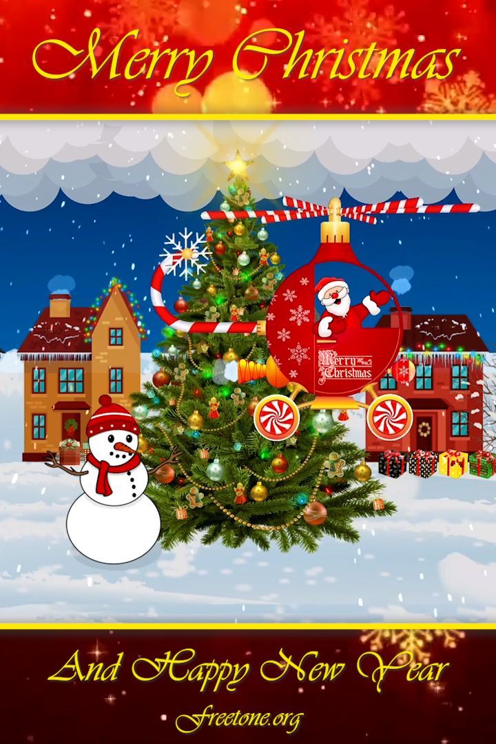 Ringtone "Merry Christmas everywhere", German Christmas caro