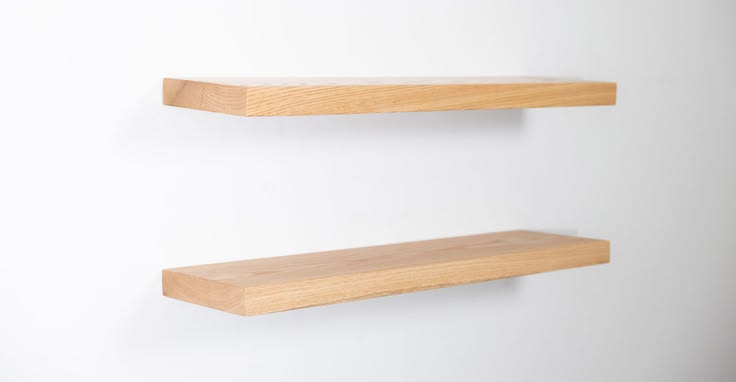 White Oak Floating Shelf– Artisan Born