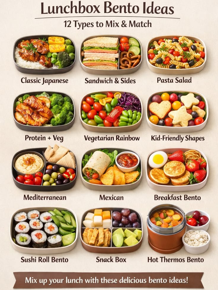 Searching for endless inspiration to keep your daily lunch b