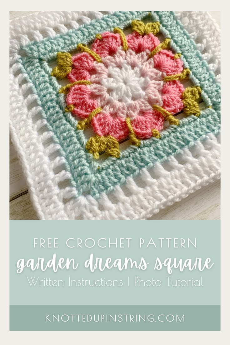 Create something beautiful with the free Garden Dreams Squar
