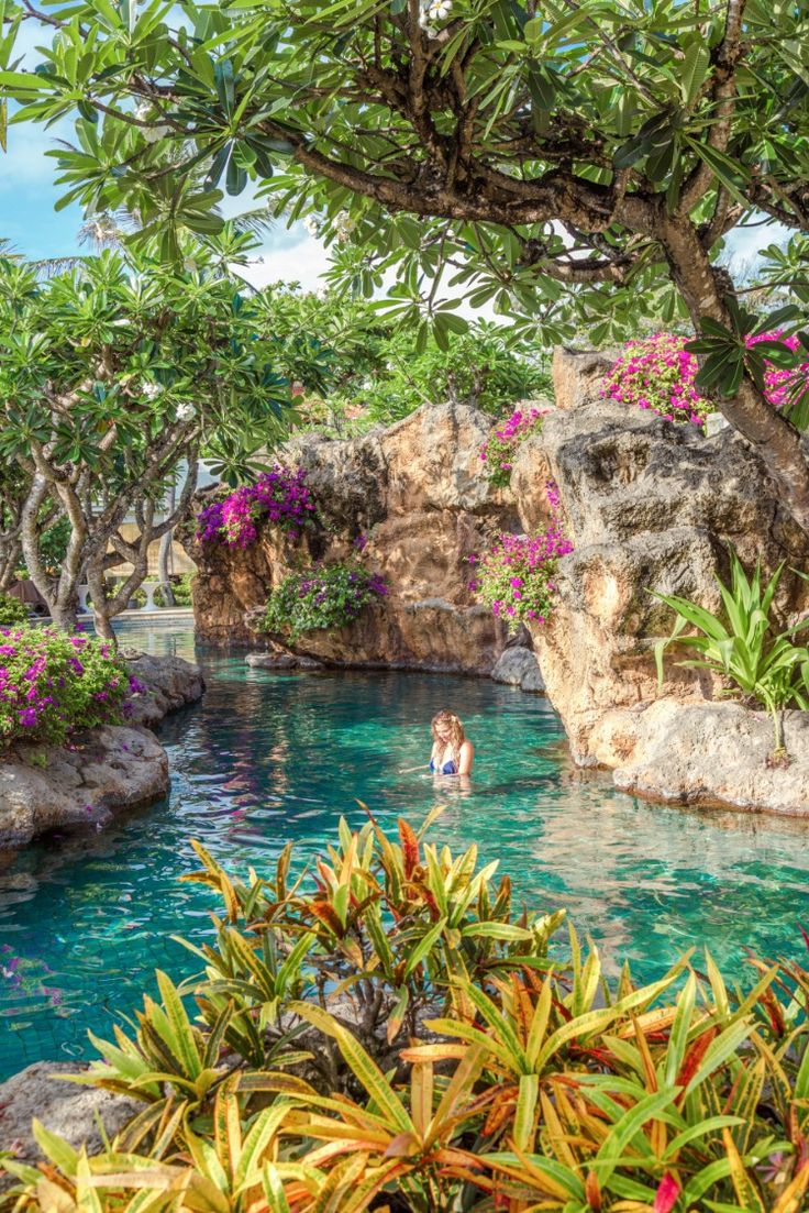 Grand Hyatt Bali offers the luxury of having five swimming p