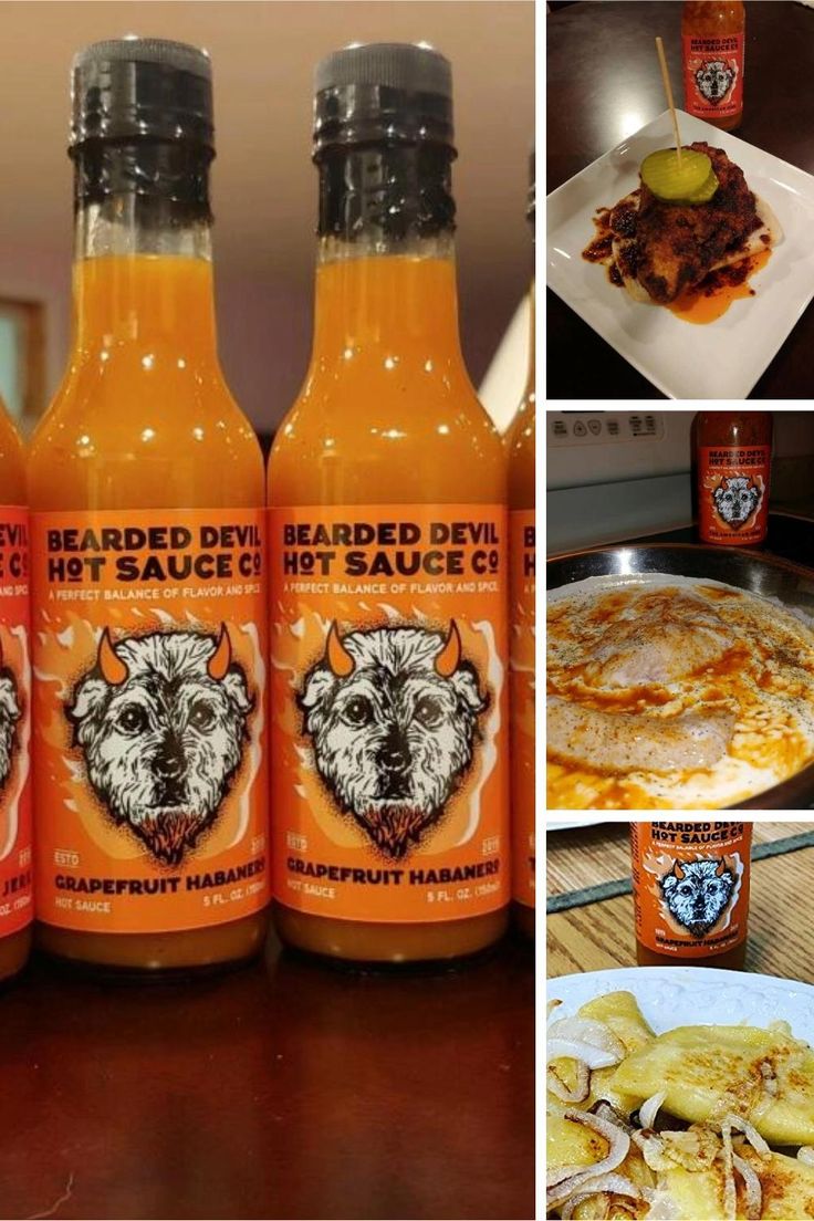 Bearded Devil Hot Sauce Co - Grapefruit Habanero, 5 oz (Pack