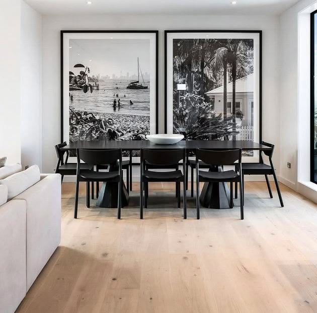 Tenniswood Inspiration — Two large black and white framed ph