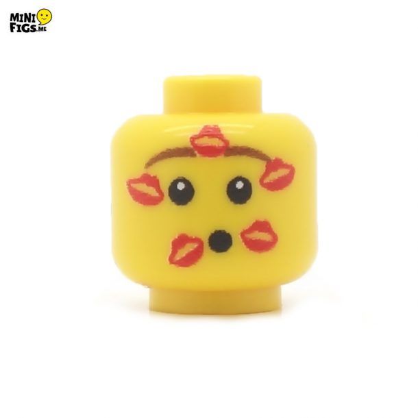 ccustom, LEGO, minifigure, minifigs, head, heart, love, vale