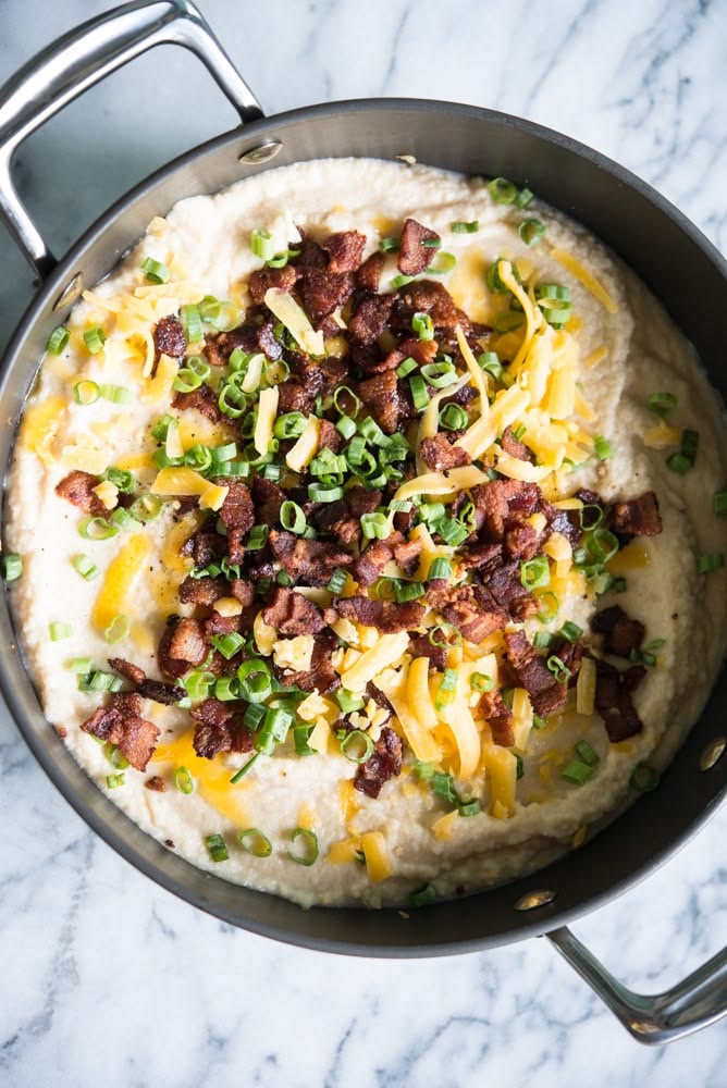 Loaded Cauliflower Soup Recipe | Fed & Fit