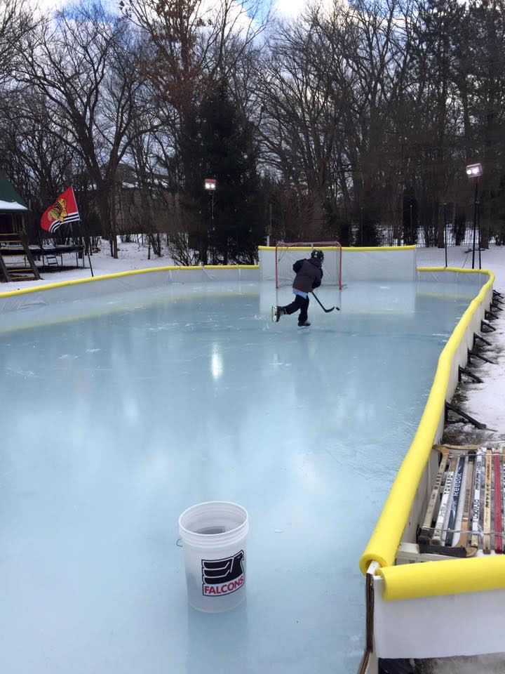 NiceRink Backyard Ice Rink Kit Makes Your Yard The Perfect P