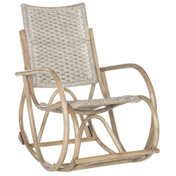 Safavieh Bali Antique Grey Rocking Chair