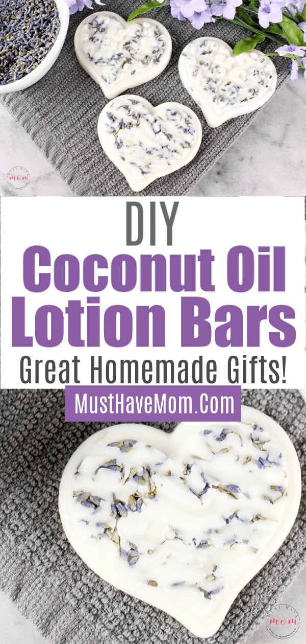 Lavender coconut oil lotion bars diy. This lotion bars recip