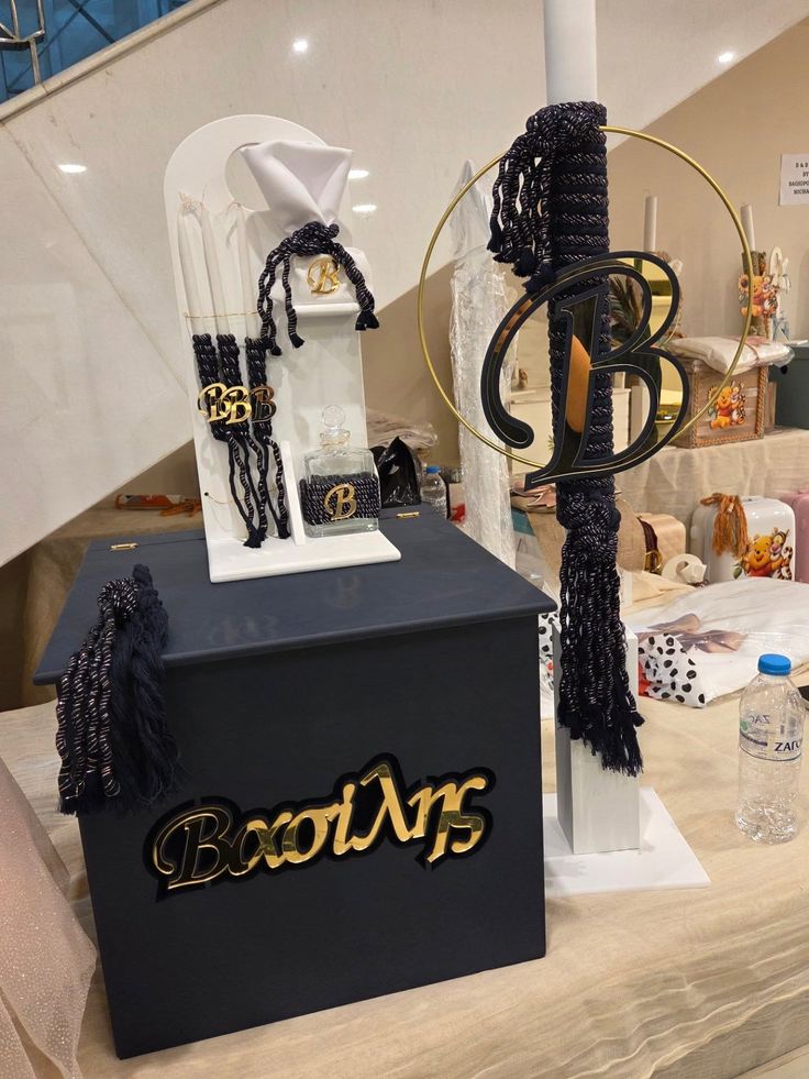 ✨ Πολυτελές Πακέτο Βάπτισης με Ξύλινο Κύβο & Plexi Glass Όνο
